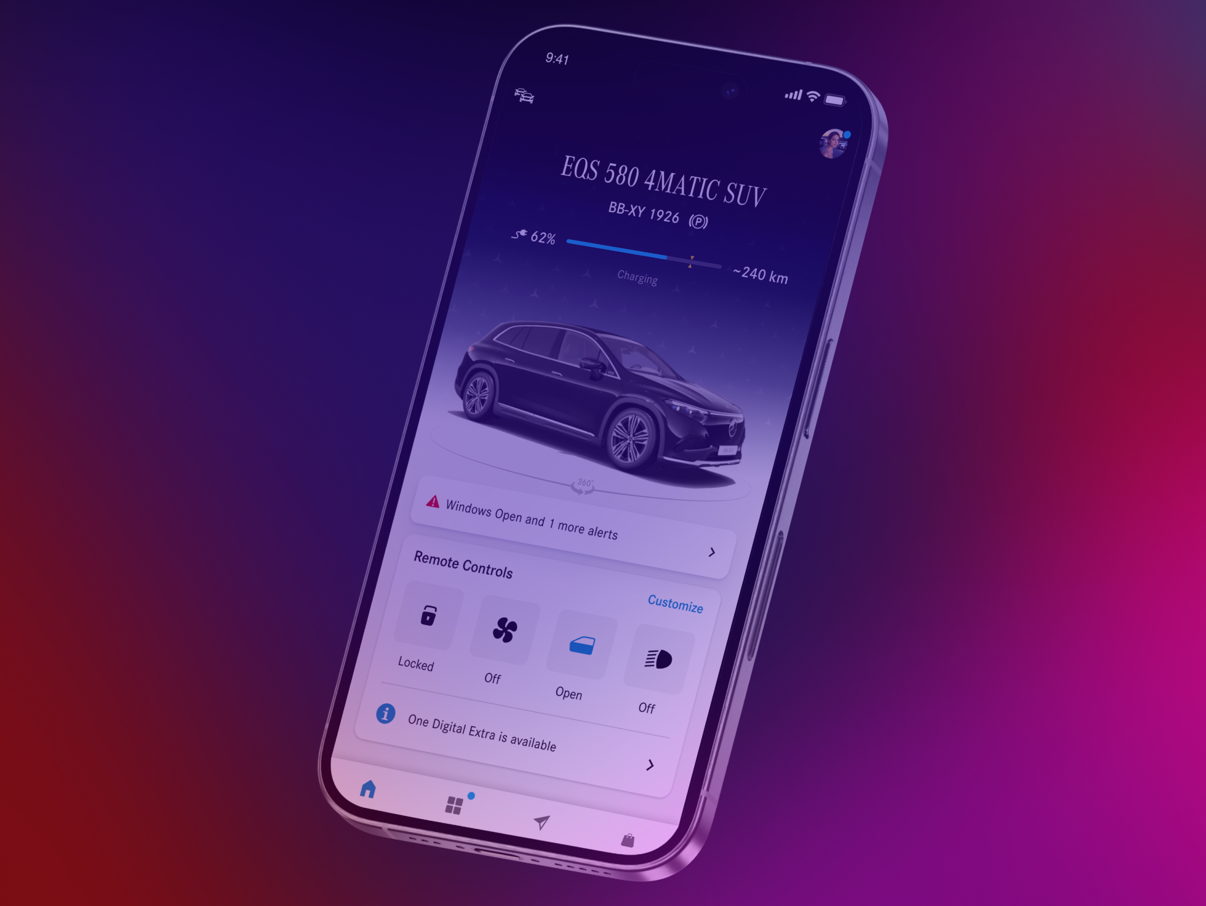 Mobile App Redesign - Mercedes Benz